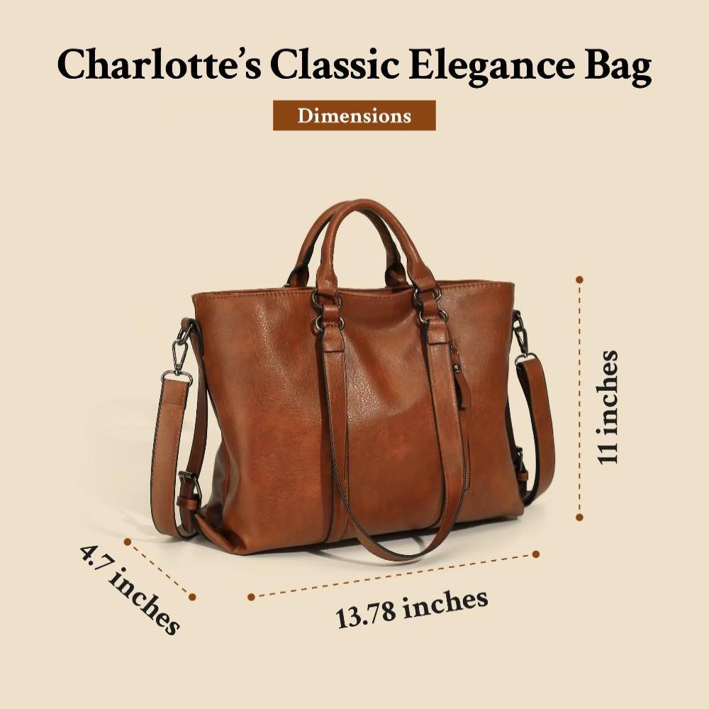 Elegancia clásica Charlotte | Bandolera vintage Tot