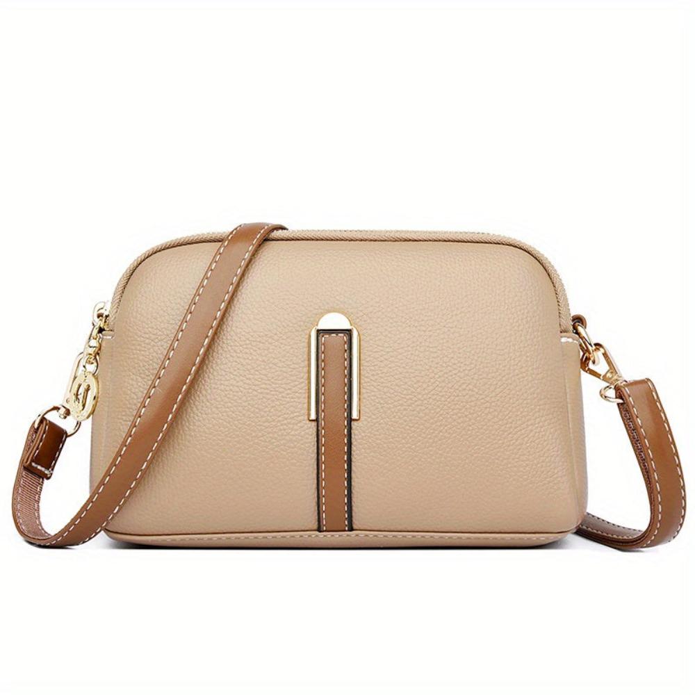 Bolso lateral con bordado Lychee Mila