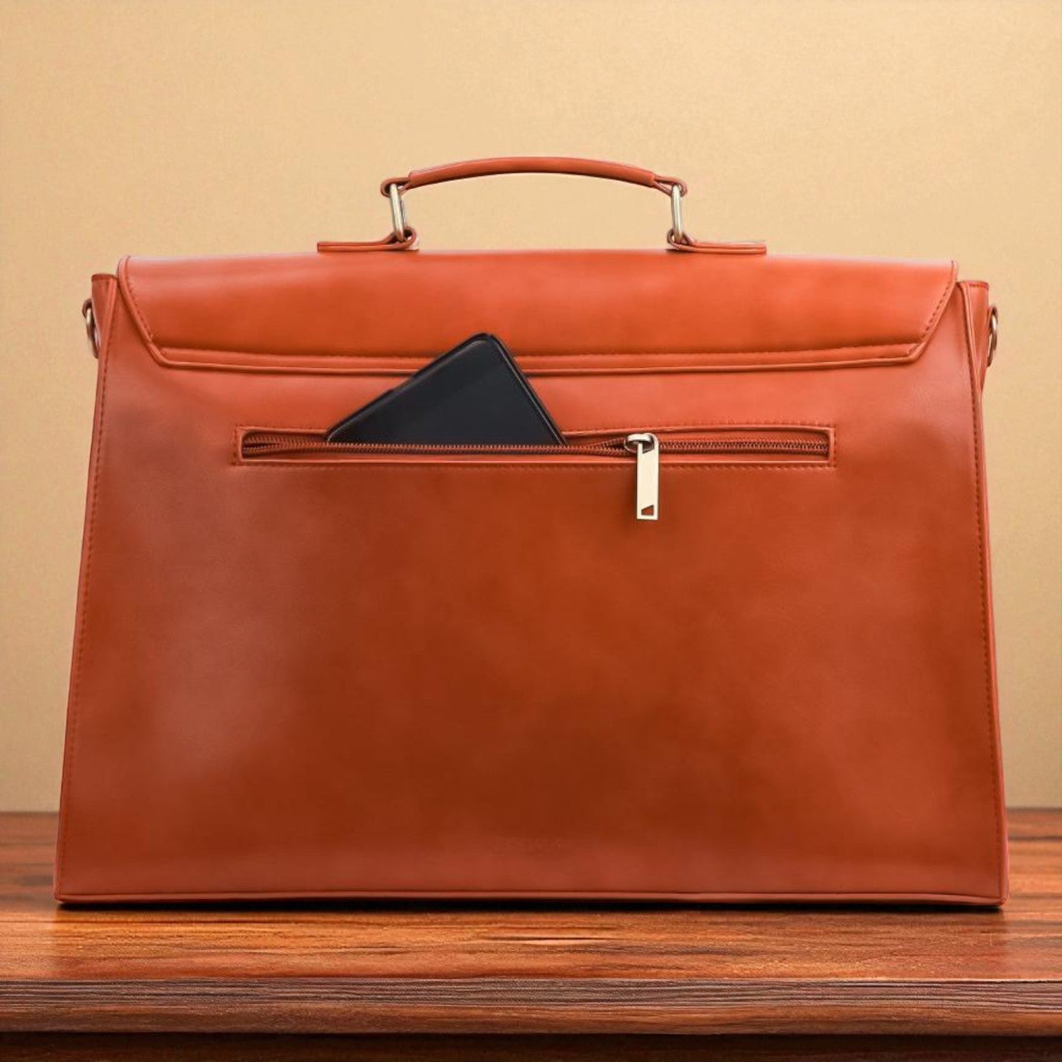 Mochila para mujer con adorno en forma de tira