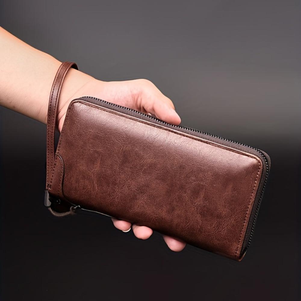 Cartera protectora de cuero