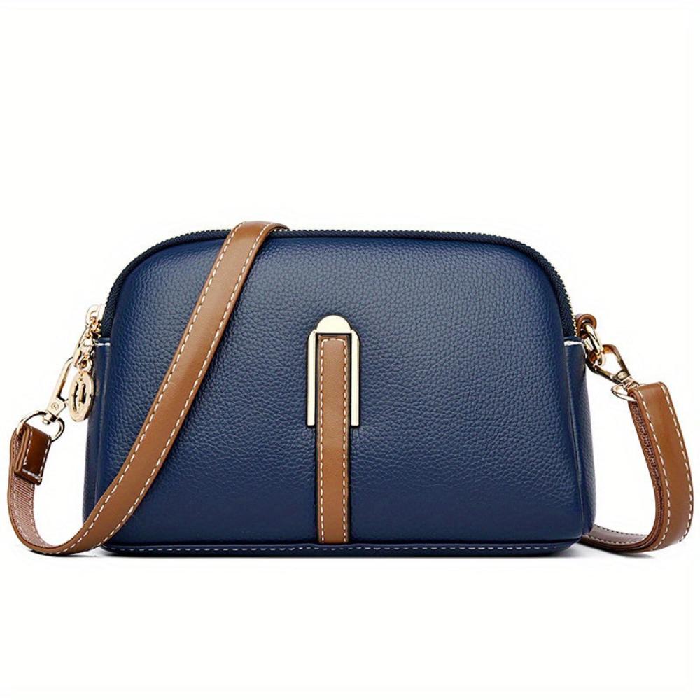 Bolso lateral con bordado Lychee Mila