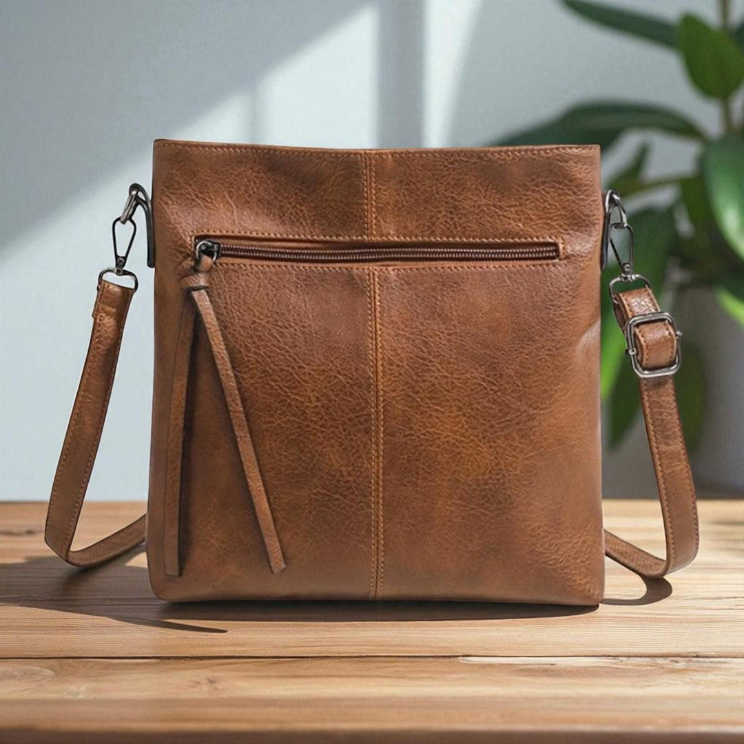 Bolso de hombro cuadrado retro de Lena