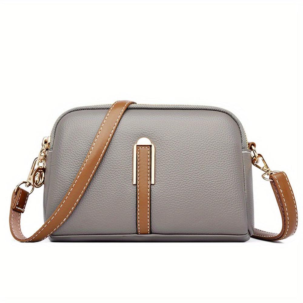 Bolso lateral con bordado Lychee Mila