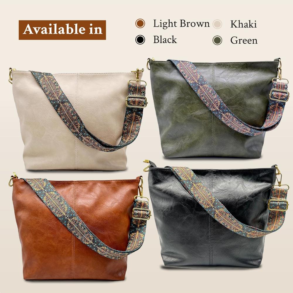 El encanto vintage de Maria | Elegante bolso de cuero vintage con correa