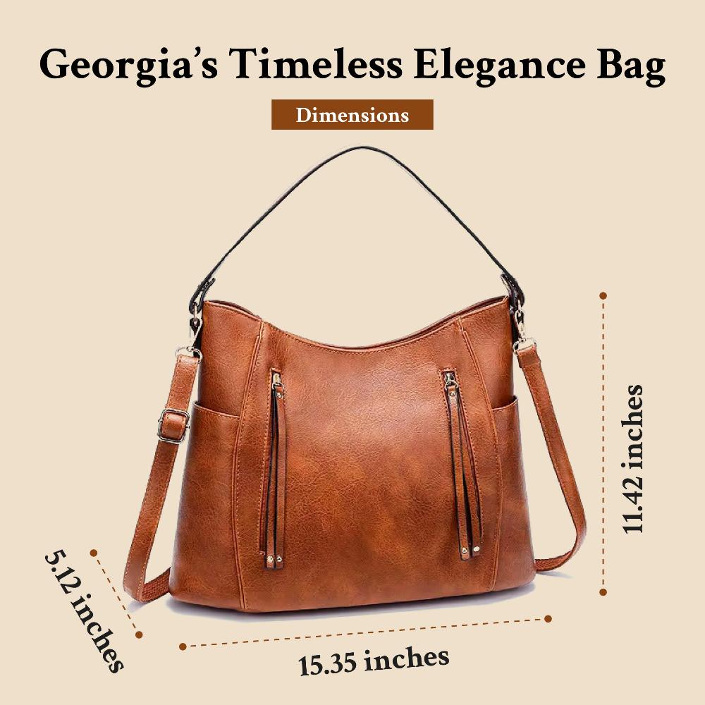 Reloj elegante inolvidable de Georgia | bolso de hombro vintage