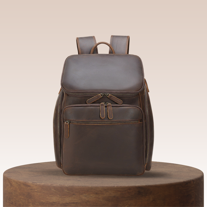 Laurent | Cuero clásico con bolsillo delantero