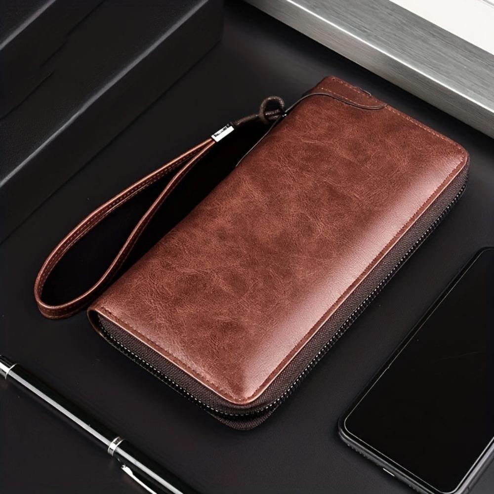 Cartera protectora de cuero
