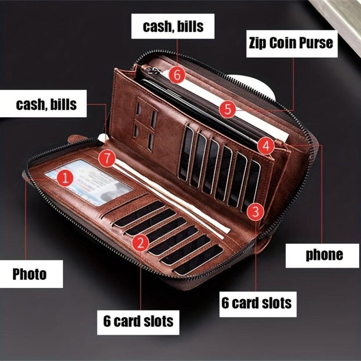 Clutch con cierre RFID Holden