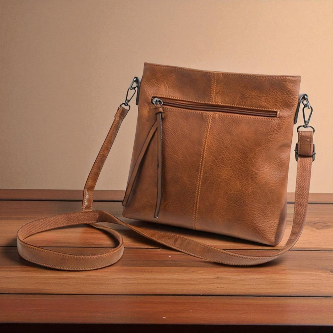 Bolso de hombro cuadrado retro de Lena